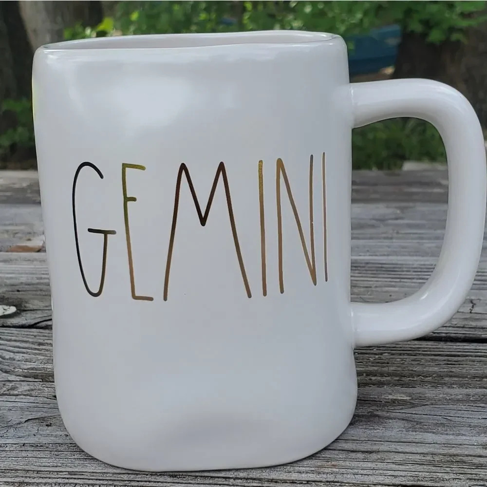 RAE Dunn Gemini Mug - DOUBLE SIDED - Zodiac sign astrological